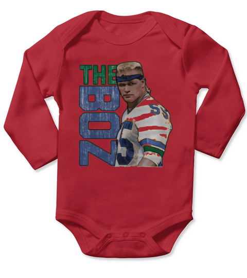 The Brian Bosworth Boz Football Sport Long Sleeve Baby One-Piece