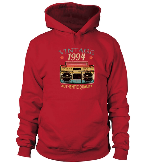 Vintage 1994 Radio Authentic Quality B-Day Gift Women's Hoodie