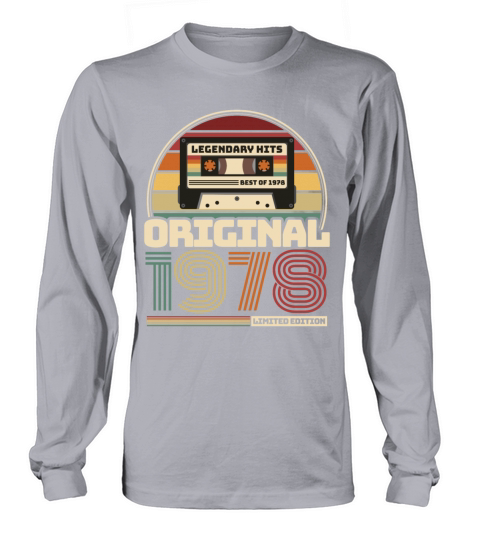 Beautiful Retro Vintage tape birthday 1978 Women's Long Sleeve