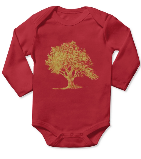 TREE Long Sleeve Baby One-Piece
