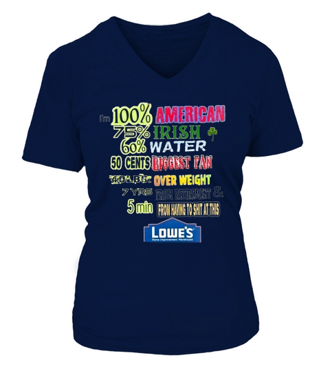 im 100 american water V-neck T-Shirt Woman