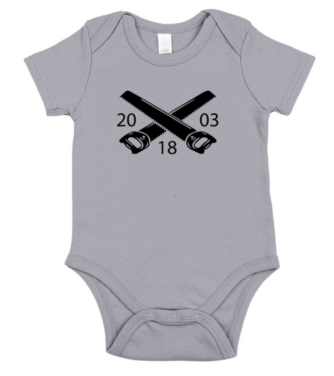 18th birthday born in 2003 carpenter carpenter Short Sleeve Baby One-Piece
