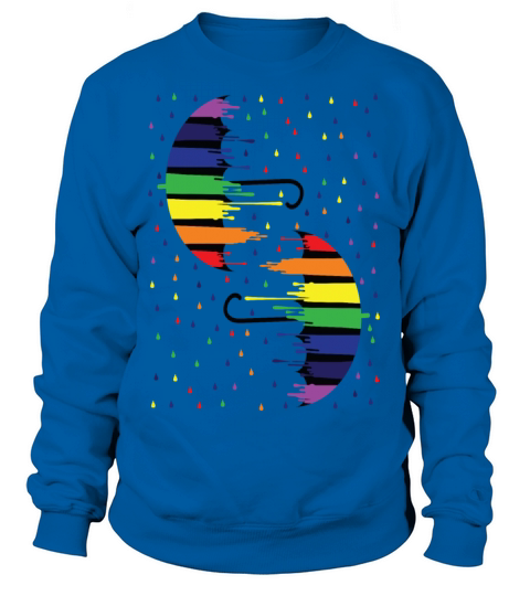 rainbow umbrellas Women's Sweatshirt