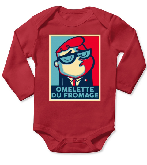 Omelette Du Fromage Art shirt Long Sleeve Baby One-Piece