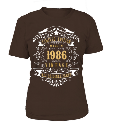 Limited Edition Made In 1986 Vintage Original Women's T-Shirt