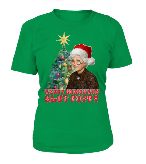 Golden Girls Sophia merry Christmas slut puppy hoodie T-Shirt Woman