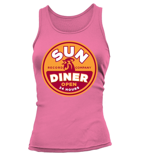 Sun Diner Record Rooster Women's Tank Top