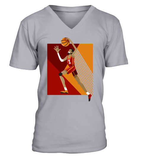 Basketball Men's V-Neck T-shirt