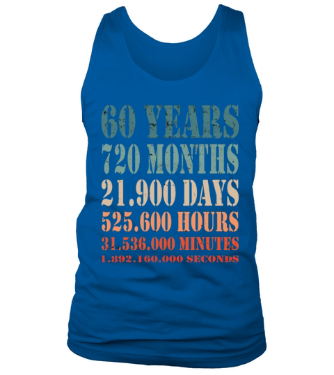 Birthday 60 years vintage 1961 Tank Top Unisex