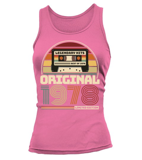Beautiful Retro Vintage tape birthday 1978 Women's Tank Top