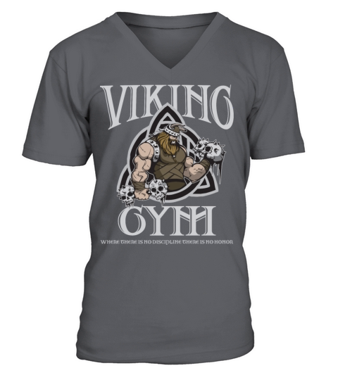 VIKING GYM Men's V-Neck T-shirt