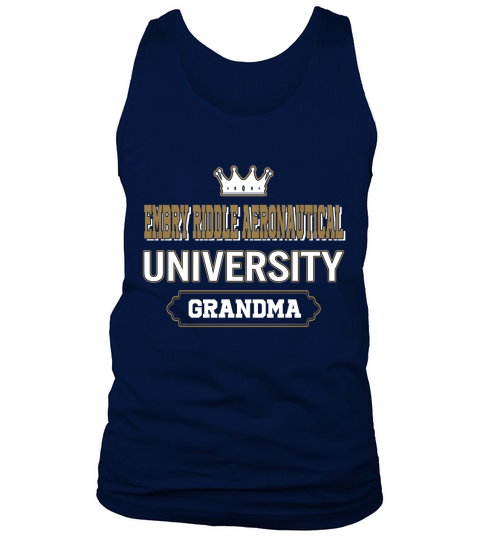 Embry Riddle Aeronautical University Grandma Great Gift For Grandparents Tank Top Unisex