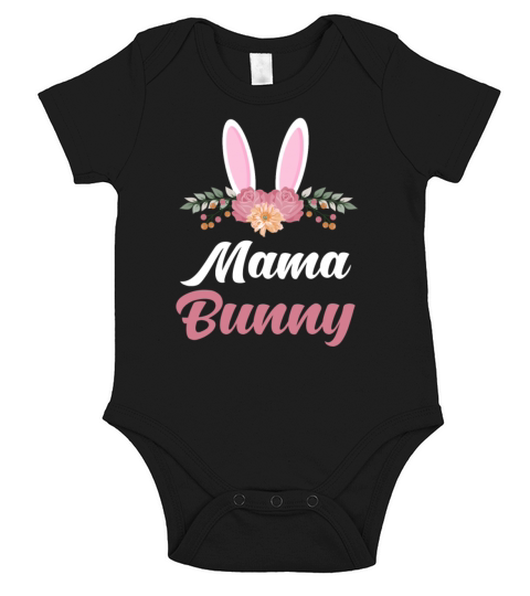 Easter Bunny Easter Bunny Mom Short Sleeve Baby One-Piece