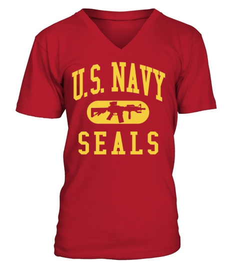 US Navy SEALS Men's V-Neck T-shirt