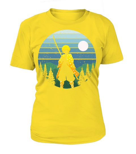 Retro Anime Kimetsu no Yaiba Zenitsu Women's T-Shirt