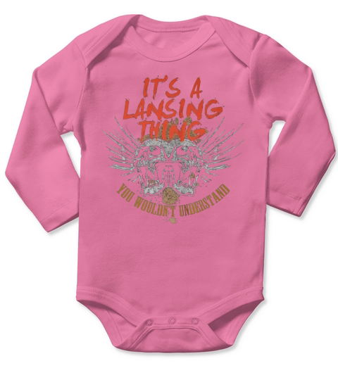 Funny Tshirt For LANSING Long Sleeve Baby One-Piece