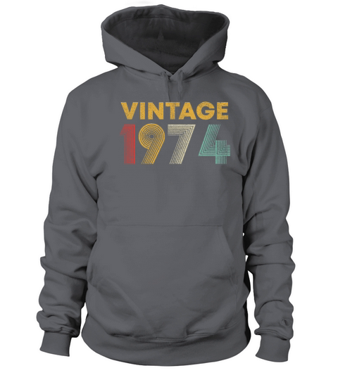 46th Birthday Gift Vintage 1974 T-Shirt Men Women Women's Hoodie