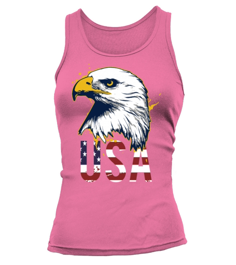 Vintage Bald Eagle USA Gift T Shirt Women's Tank Top