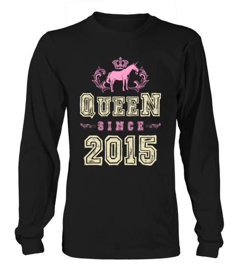 2015 Queen unicorn Long sleeved Unisex