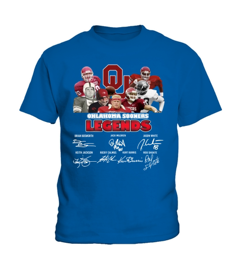 The oklahoma sooners legends signatures Kids T-Shirt