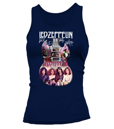 Led Zeppelin Guitar Signatures Tank top Woman