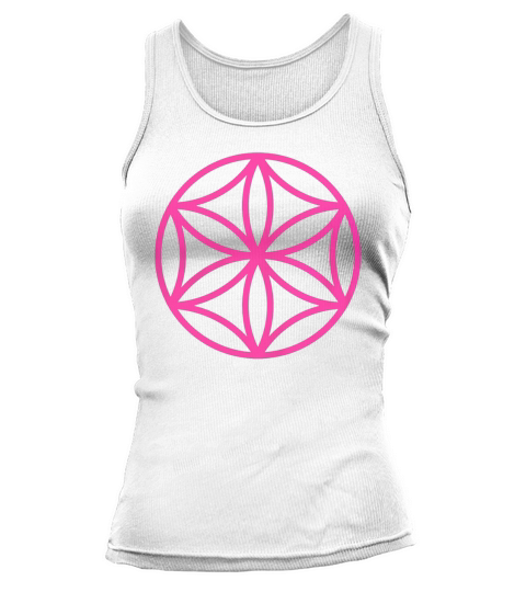 Flower of Aphrodite, c, Symbol of  love, beauty and transformation, Power Symbol, Talisman T-Shirts 1 Tank top Woman