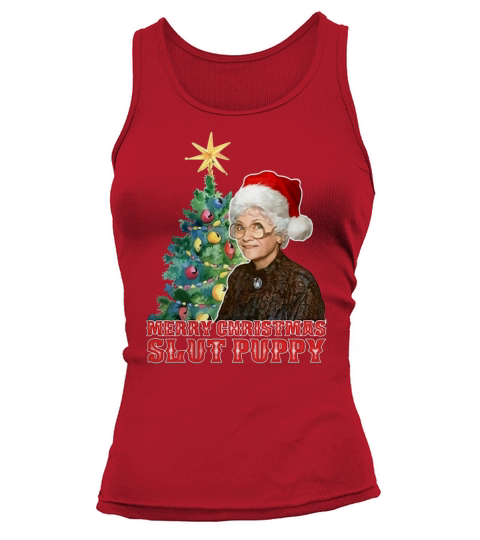 Golden Girls Sophia merry Christmas slut puppy hoodie Tank top Woman