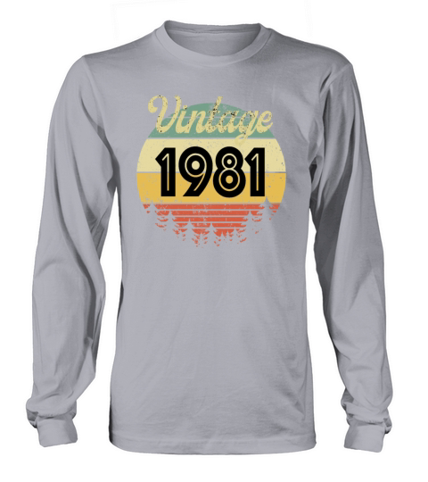 Vintage 1981 Gift Women's Long Sleeve