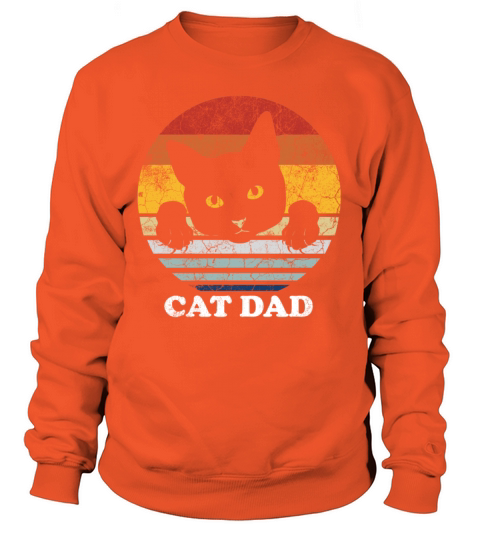 Cat Dad Matching Couple Outfit Cat Lover Gift Idea Women's Sweatshirt