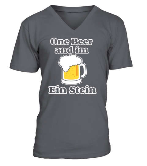 Ein Stein beer Men's V-Neck T-shirt