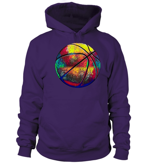 Basketball Ball Sport Fan Design Colored Women's Hoodie