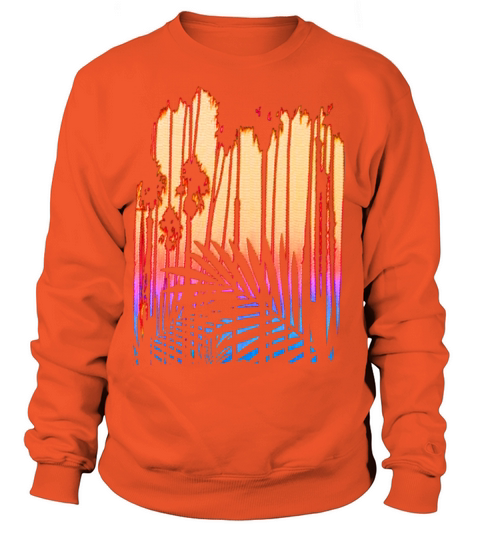 Tropical Paradise Sunset Women's Sweatshirt