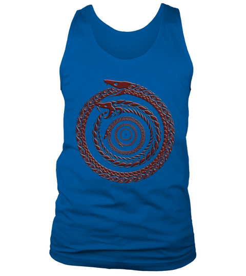 Ouroboros snake storm T-shirt Tank Top Unisex