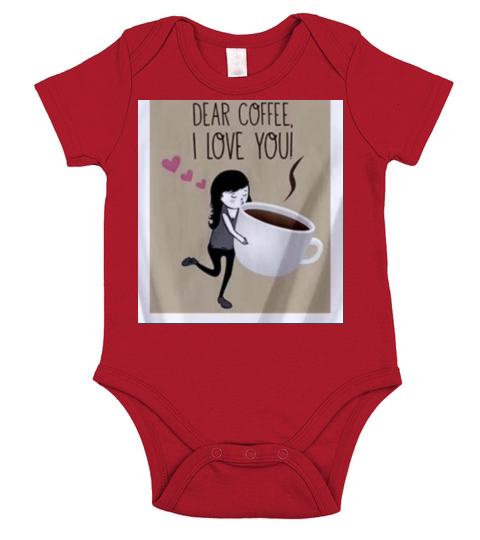 coffee logo Short Sleeve Baby One-Piece