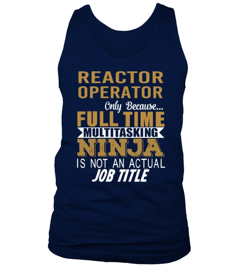 REACTOR OPERATOR Ninja Tank Top Unisex