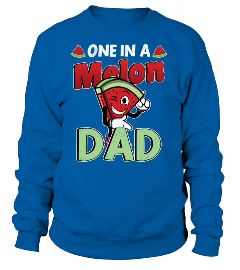 Melon Papi Family Watermelon Father Papa Dad Women's Sweatshirt