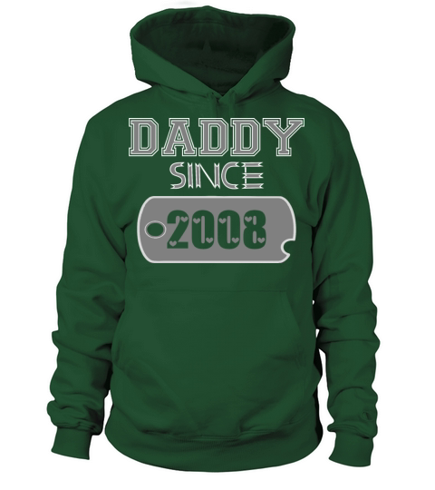 Daddy Since Tag 2008 Happy Fathers Day Women's Hoodie