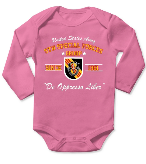 5th Special Forces Group SFG Long Sleeve Baby One-Piece