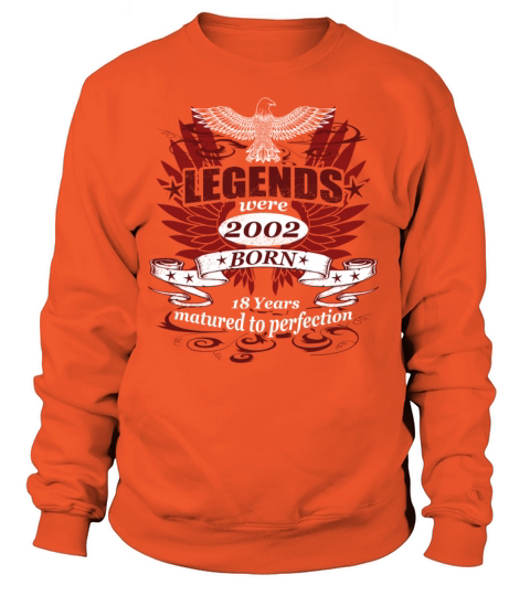Gift for the 18th Birthday Vintage 2002 18 Years Women's Sweatshirt