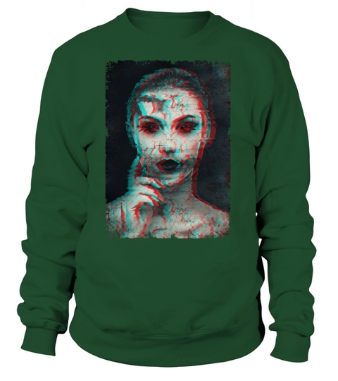 Zombie Woman Creepy Girl Devil Women's Sweatshirt