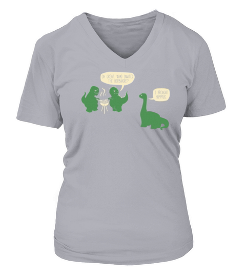 Dinosaur BBQ Women's V-Neck T-shirt
