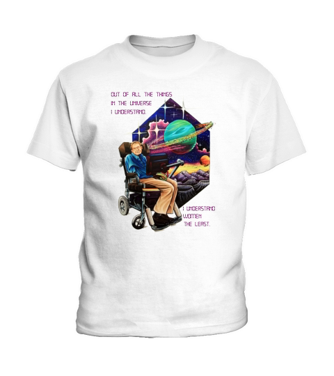 Stephen Hawking Kids T-Shirt