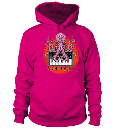 Modular Synthesizer Octopus Techno Acid Keyboard Women's Hoodie