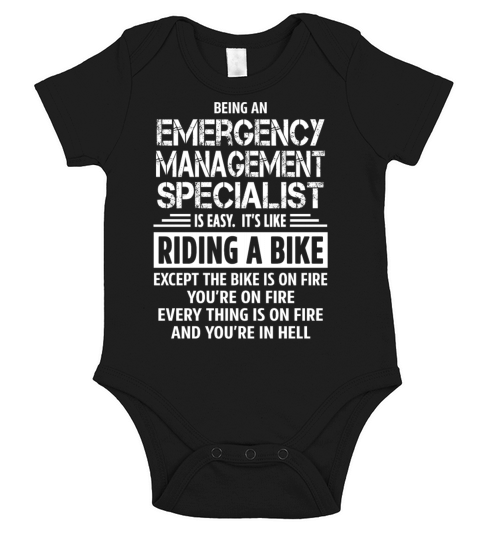 Emergency Management Specialist Short Sleeve Baby One-Piece
