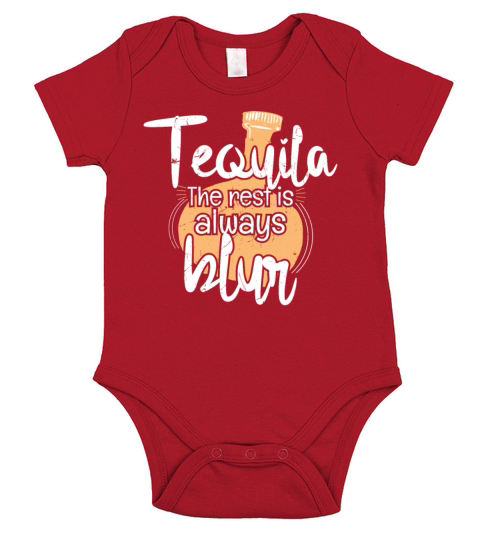 Tequila Blur Party Humor Spirits Short Sleeve Baby One-Piece
