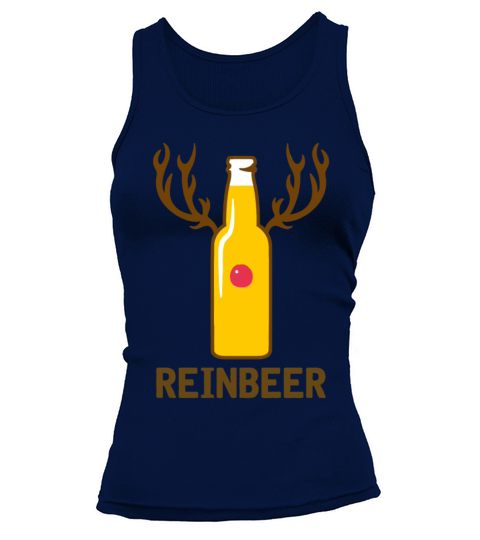 Reinbeer Reindeer Beer X mas Beer Bottle Drinking Women's Tank Top