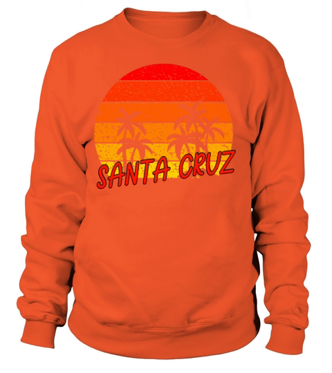 Santa Cruz retro vintage sunset Women's Sweatshirt
