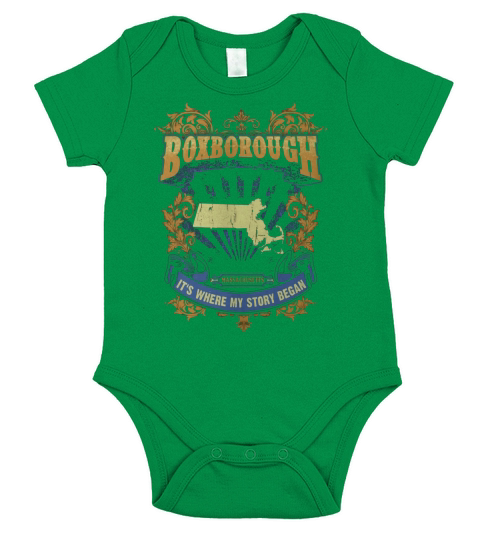 Boxborough - Sweat Shirt Short Sleeve Baby One-Piece