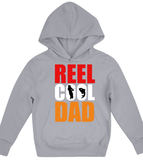 Reel Cool Dad - Fishing Gift Idea Kids Hoodie