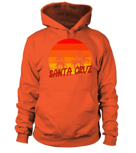 Santa Cruz retro vintage sunset Women's Hoodie